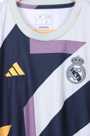 Real Madrid 2023/2024 ADIDAS Pre Match Soccer Shirt Jersey (M)