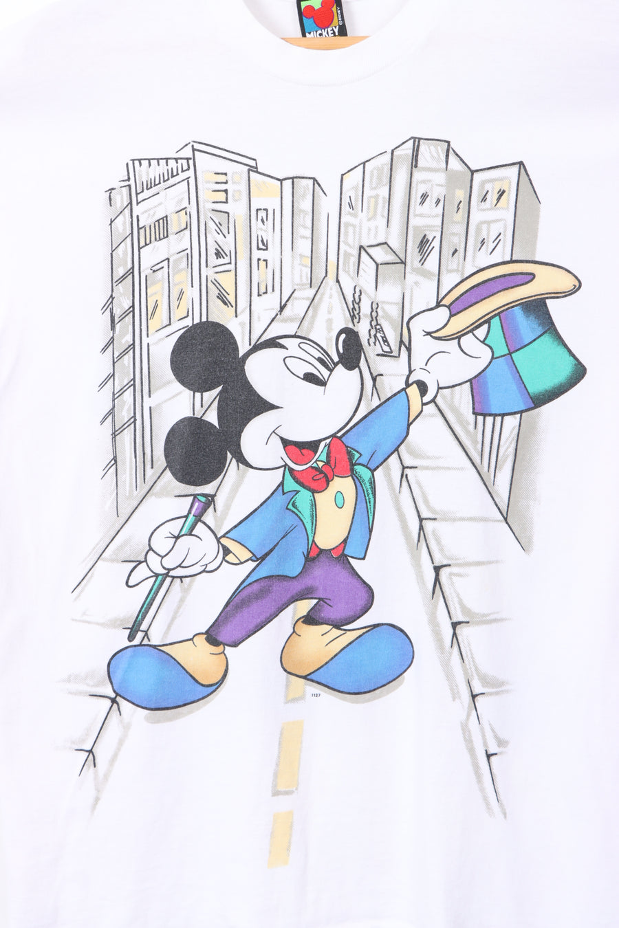 DISNEY Mickey Mouse Magician 90s Single Stitch T-Shirt USA Made (L-XL)