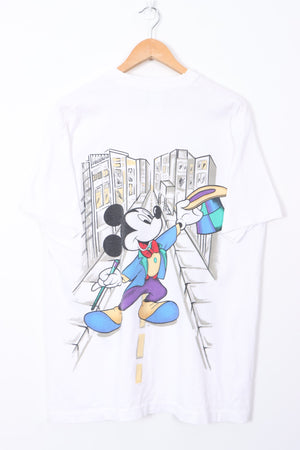 DISNEY Mickey Mouse Magician 90s Single Stitch T-Shirt USA Made (L-XL)