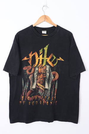 Nile 'Black Seeds of Vengeance' Front Back Band Merch T-Shirt (XL)