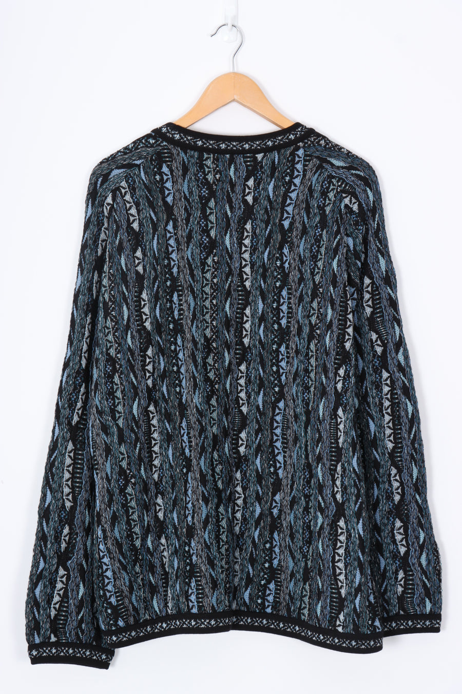 COOGI Black & Blue Tones 3D AUS Made Sweater Knit (XL-XXL)