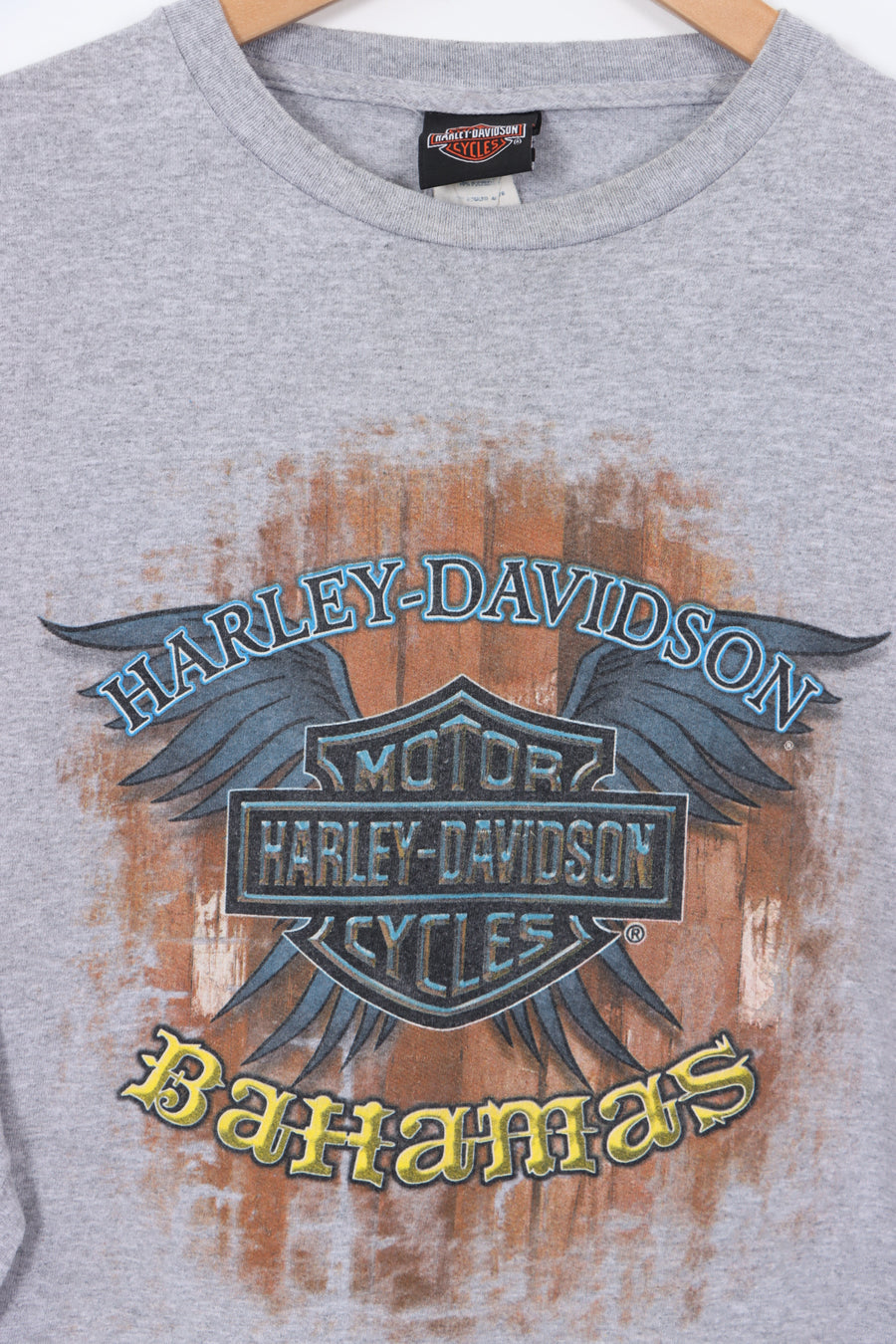 HARLEY DAVIDSON Bahamas Pirate Skull Long Sleeve T-Shirt (L)