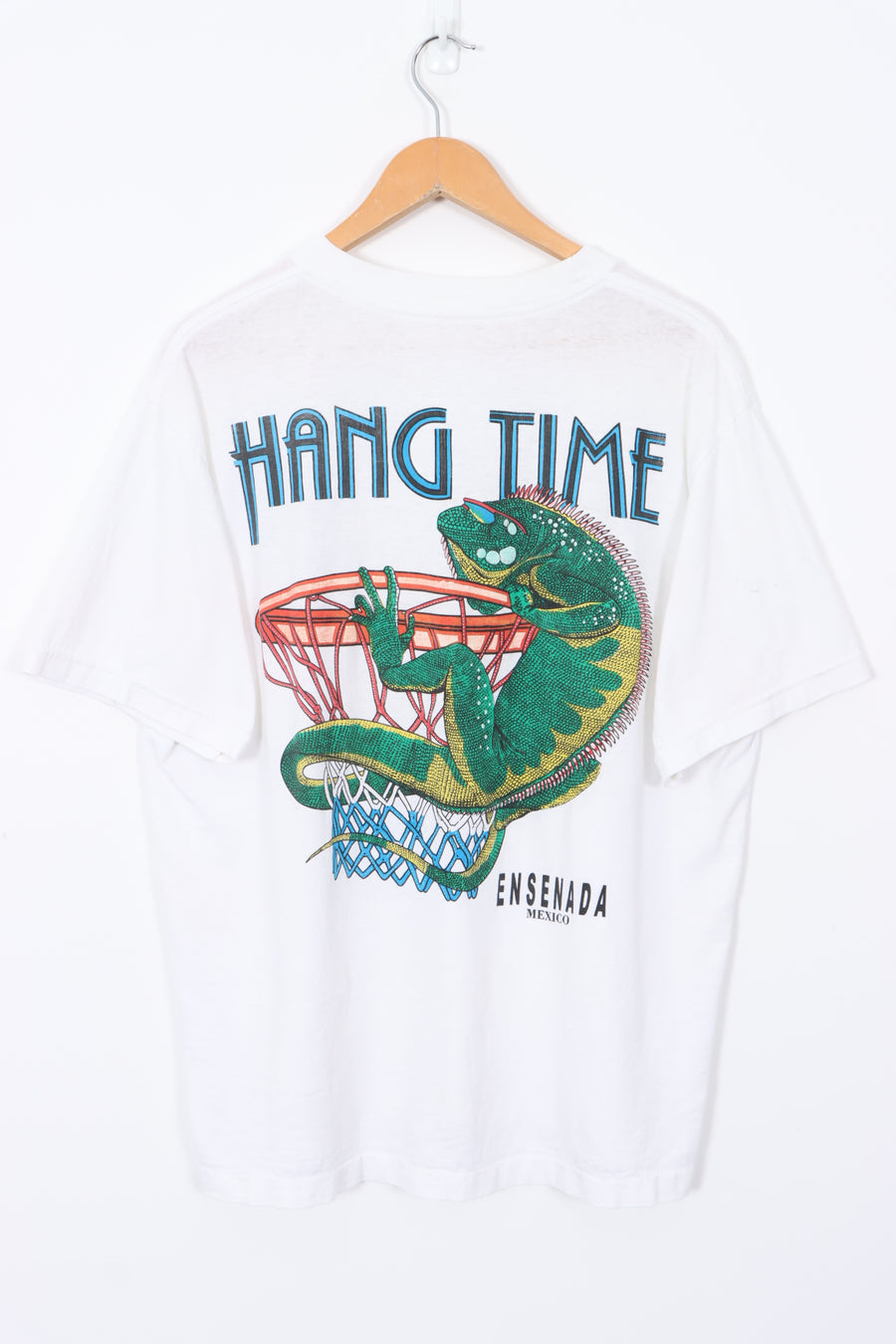 'Hang Time' Ensenada Mexico Destination Gecko T-Shirt (L)