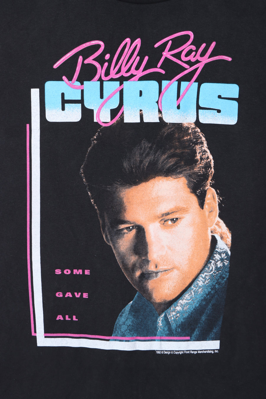 Billy Ray Cyrus 1992 'Achy Breaky Heart' Tour Single Stitch T-Shirt USA Made (M-L)