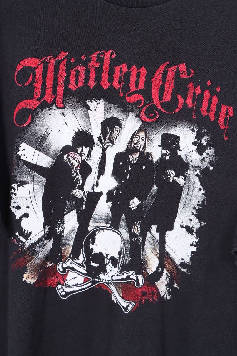 MOTLEY CRUE TOUR Black Music Band T-Shirt (XL)