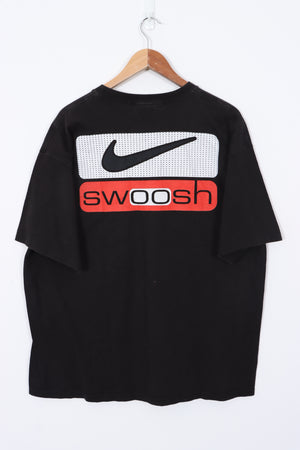 NIKE Big Spell Out Swoosh Back Graphic Print T-Shirt (XL)