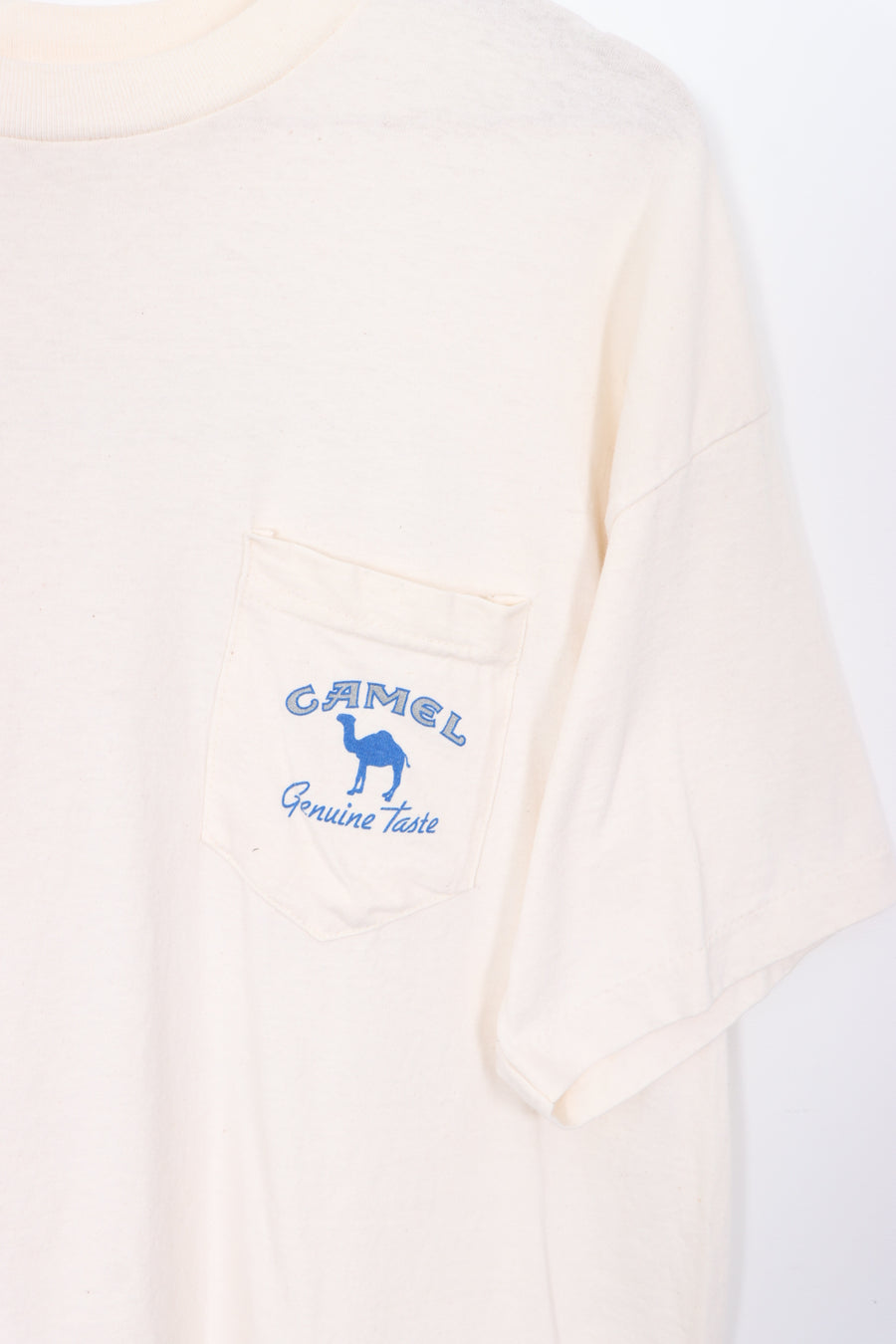 1995 CAMEL 'Genuine Taste' Front Pocket Back Graphic Print Tee (XL)