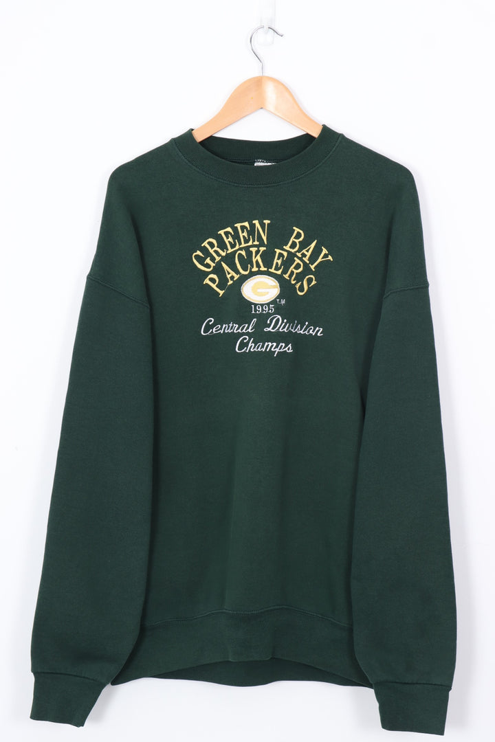 1995 Vintage Green Bay Packers Embroidered Sweatshirt (XXL)