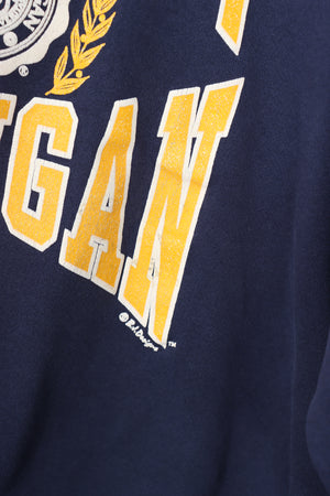 University of Michigan Navy & Yellow College Sweatshirt (XL)