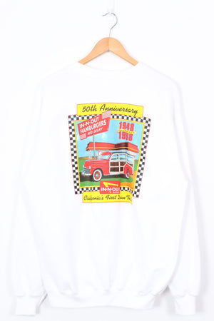 IN-N-OUT BURGER 50TH Anniversary Colourful US Sweatshirt (XL)