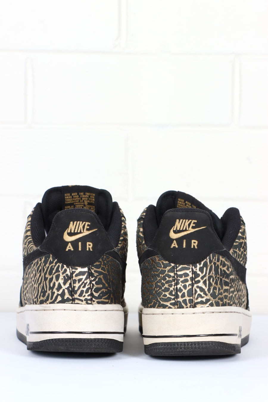 NIKE Air Force 1 'Gold Elephant' Low Sneakers (11.5)