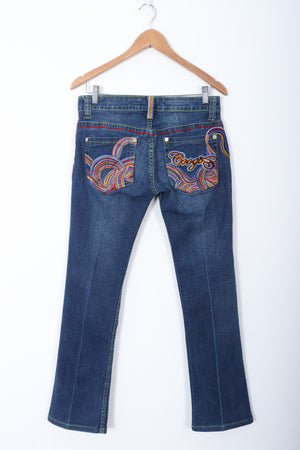 COOGI Low Rise Bootcut Embroidered Y2K Jeans (Women's 6-8)