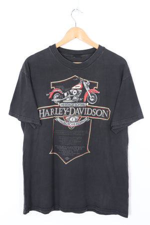 The Harley Shop HARLEY DAVIDSON Longview Texas Black Tee (L)