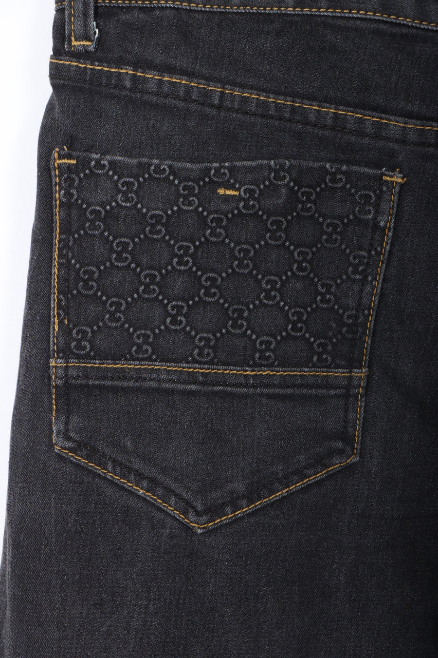 REPLICA Gucci Embossed GG Monogram Jeans (30)