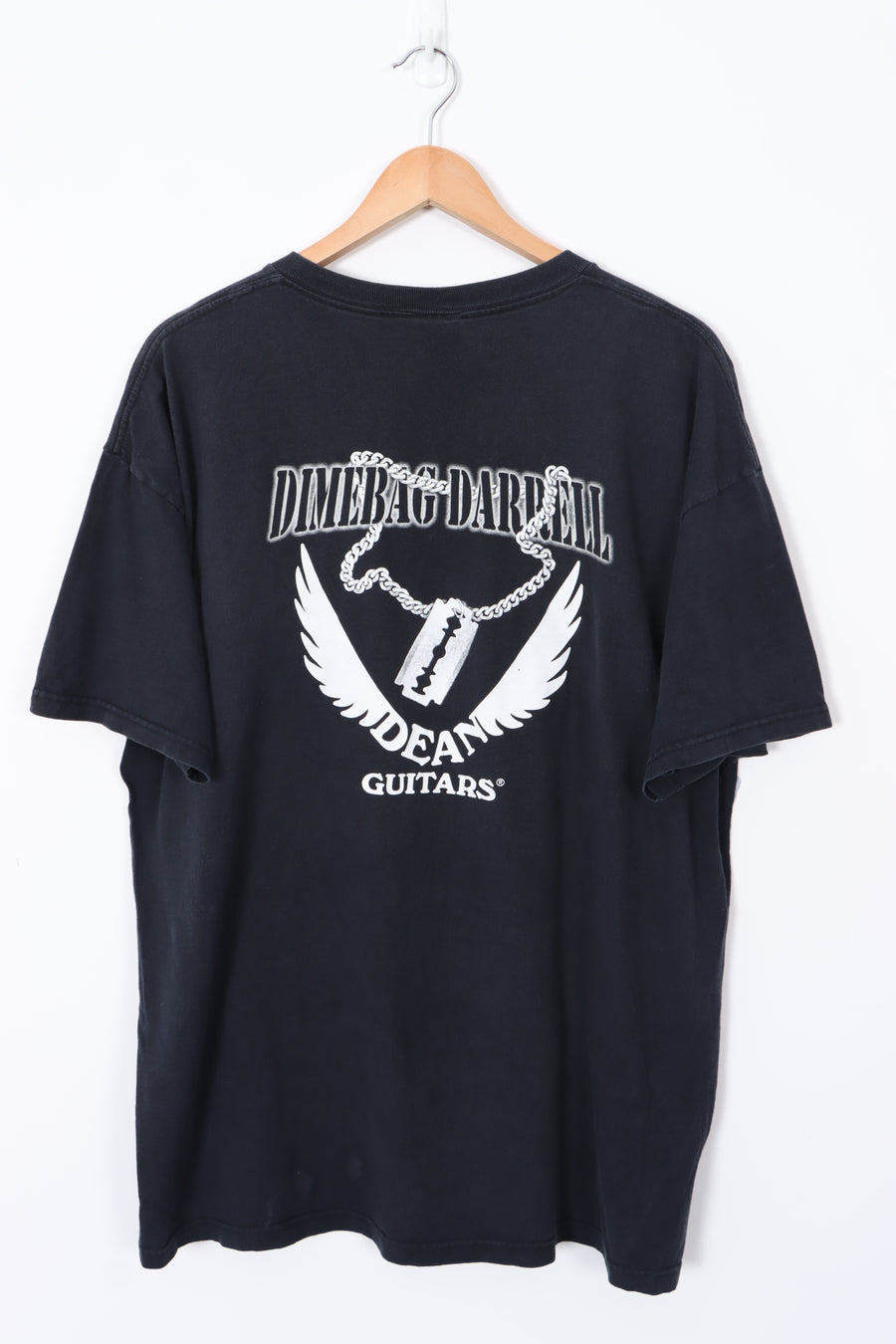 Dimebag Darrell Memorial Dean Guitars Lightning Pantera Music T-Shirt (XXL)