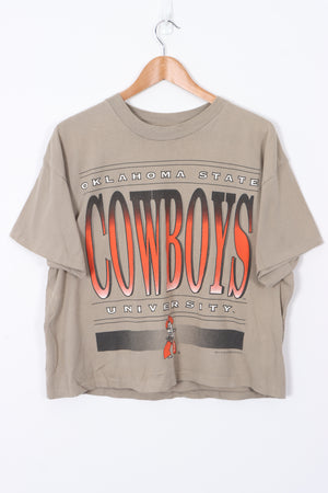 Oklahoma State Cowboys Single Stitch USA Made Boxy Fit T-Shirt (XL)