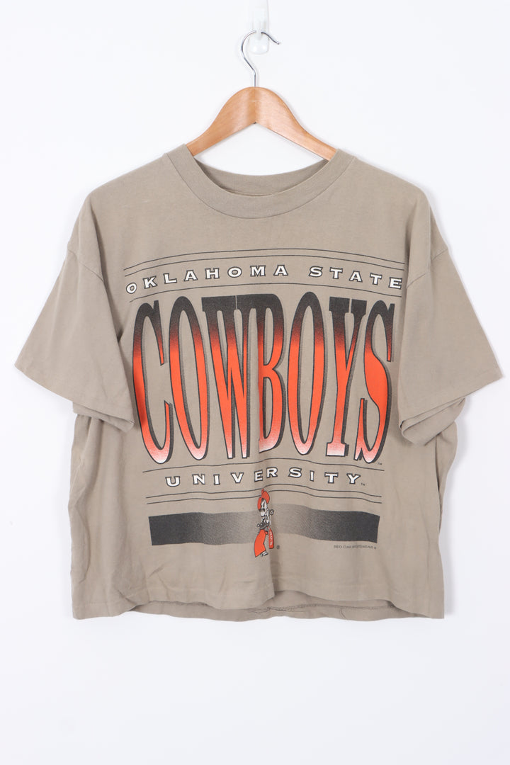 Oklahoma State Cowboys Single Stitch USA Made Boxy Fit T-Shirt (XL)