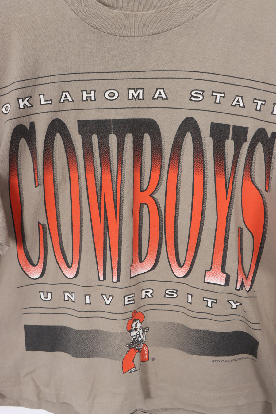 Oklahoma State Cowboys Single Stitch USA Made Boxy Fit T-Shirt (XL)