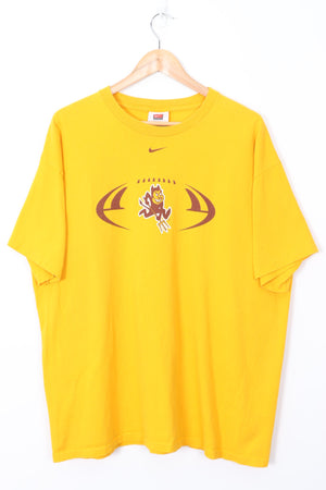 Arizona State Sun Devils Football NIKE Centre Swoosh T-Shirt (XL)