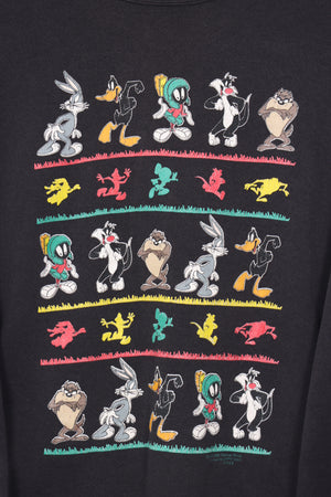 1995 Vintage LOONEY TUNES Taz Bugs Colourful Sweatshirt (L)