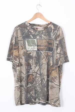 NASCAR Dale Earnhardt JR Camo Hunting Hendrick Racing Tee (XXL)