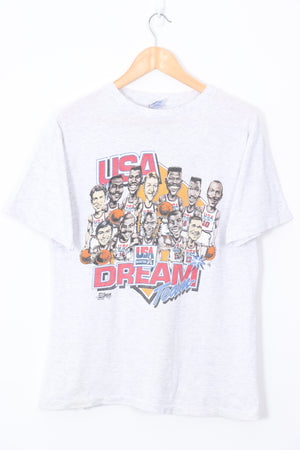 SALEM 1992 USA Dream Team NBA Basketball Single Stitch Tee (XS-S)