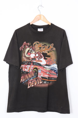 2000 NASCAR x LOONEY TUNES Taz Dale Earnhardt #3 Racing Tee (L-XL)