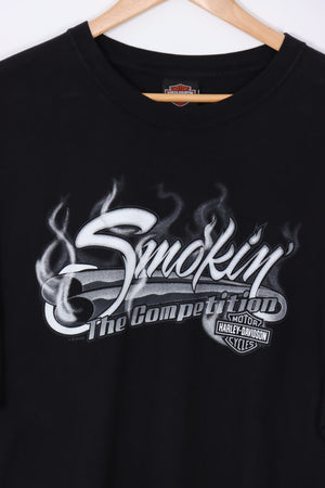 HARLEY DAVIDSON 'Smokin' the Competition' Utah Pinup Tee (XL)