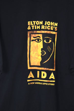 ELTON JOHN & Tim Rice's Aida Musical Love Story Tee (XL)