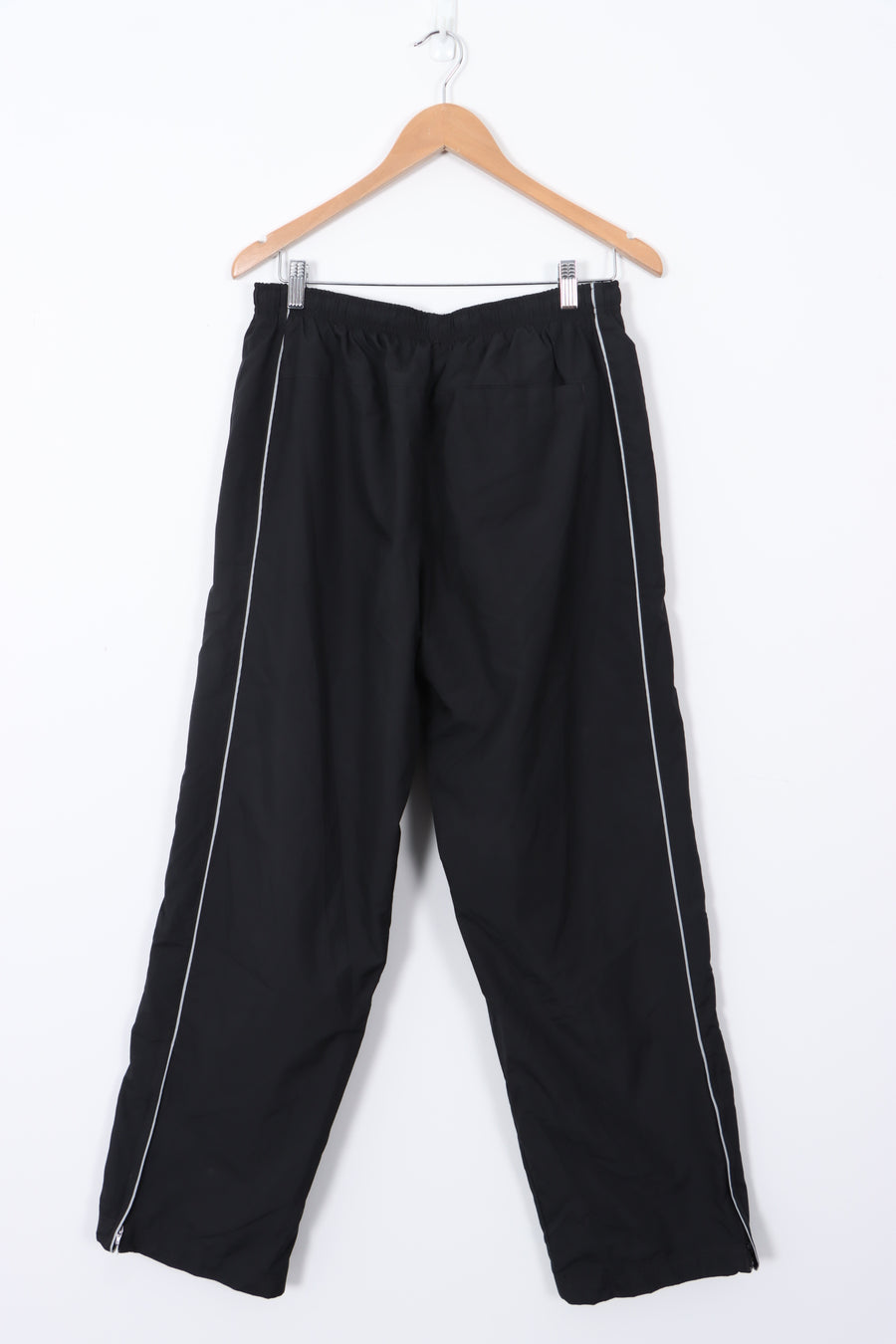 NIKE Reflective Side Stripe Detail Embroidered Swoosh Track Pants (L)