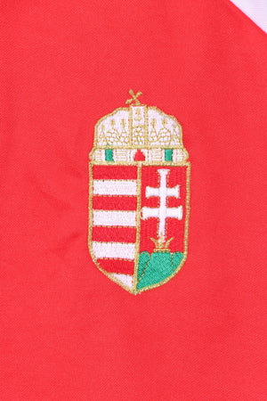 Hungary Embroidered Crest Football Soccer Jersey Hungary Made (M)