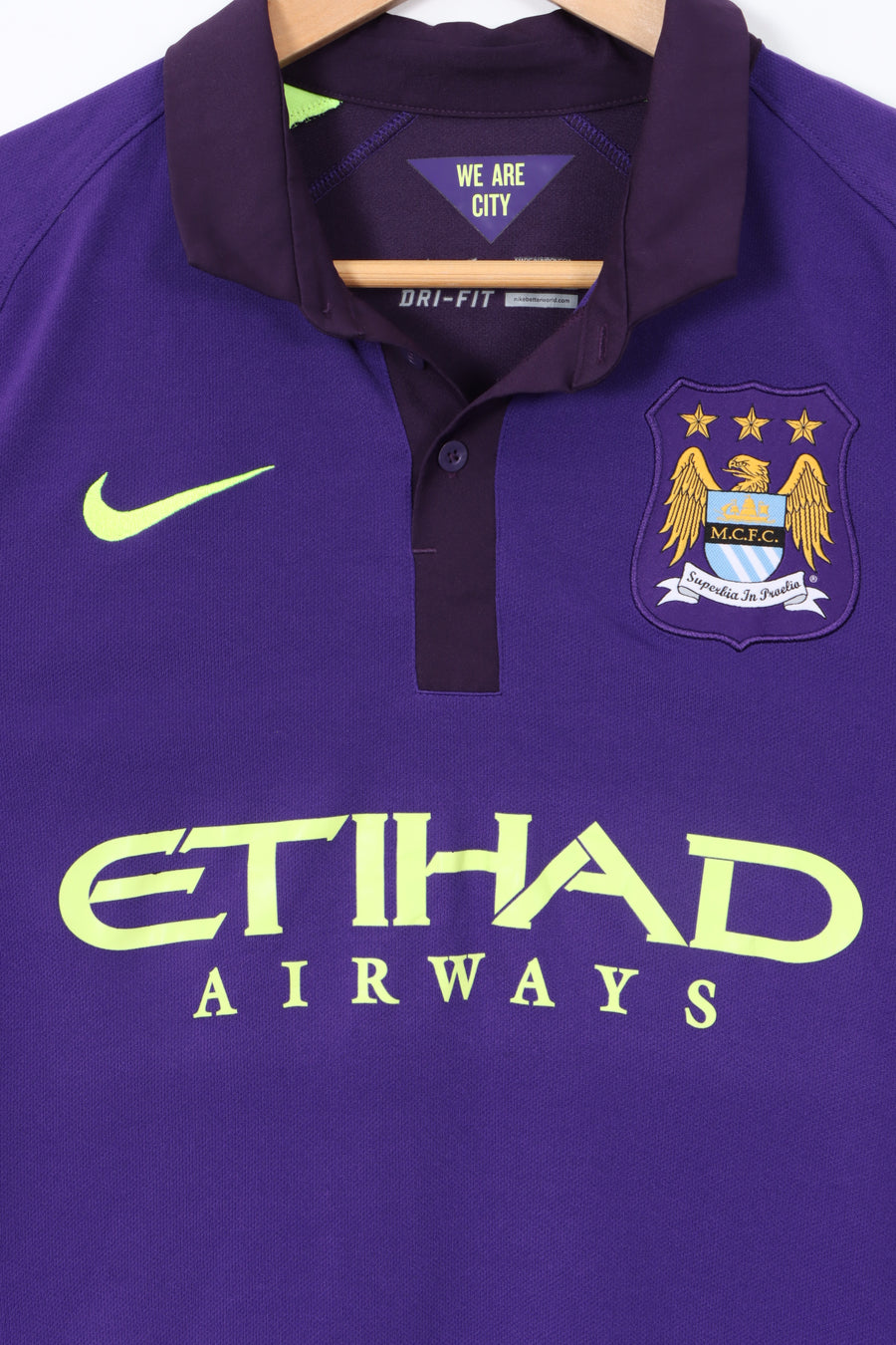 Manchester City 2014/2015 NIKE Third Soccer Jersey (M)