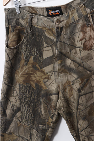 Camouflage REALTREE HARDWOOD Workwear Double Knee Pants (36x34)