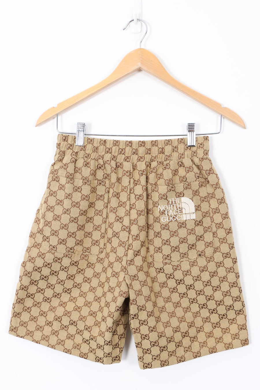 REPLICA GUCCI x THE NORTHFACE Logo Print Shorts (S)