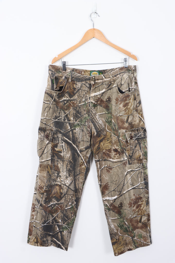 CABELA'S Camo Realtree Workwear Cargo Pants (38)