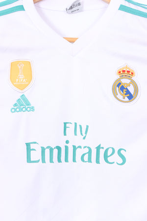 BOOTLEG Real Madrid 2017/2018 Bale #11 Home Soccer Jersey (S)