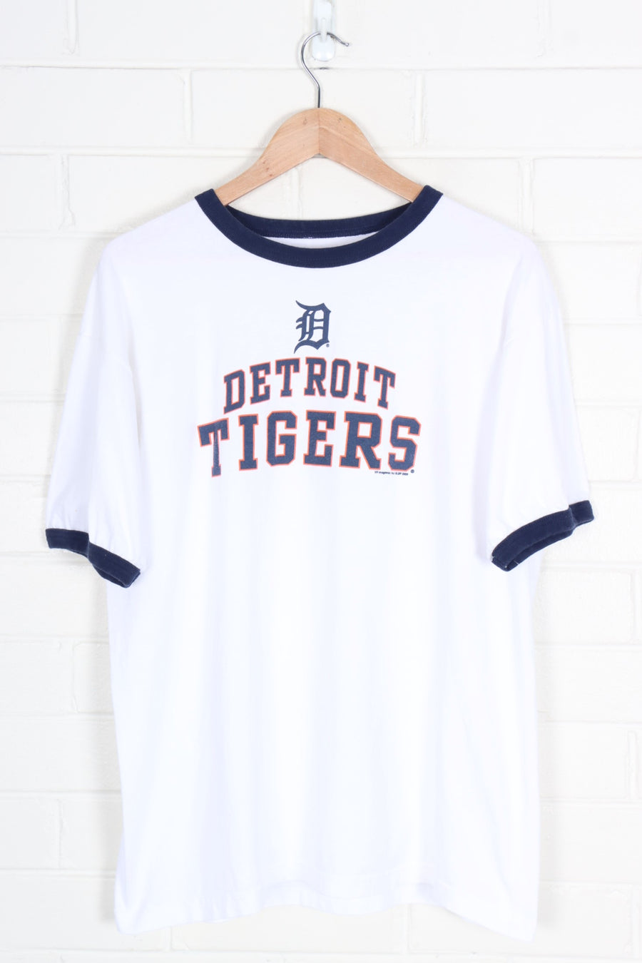 Detroit Tigers MBL Baseball Ringer Tee (L)