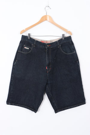 ECKO UNLTD Dark Denim Loose Fit Shorts (36)