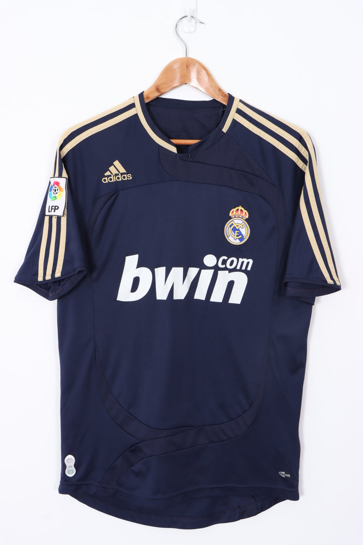 Real Madrid 2007/2008 ADIDAS Away Soccer Jersey (S)