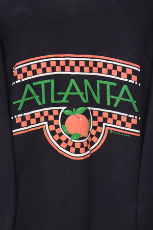 Atlanta Peach Puff Print Qualitees Sweatshirt (M)