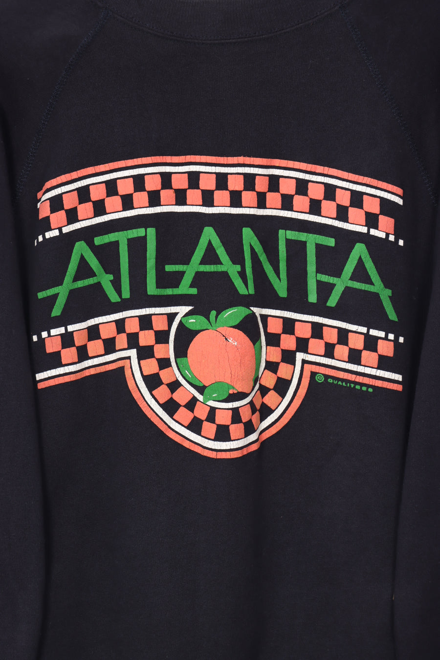 Atlanta Peach Puff Print Qualitees Sweatshirt (M)