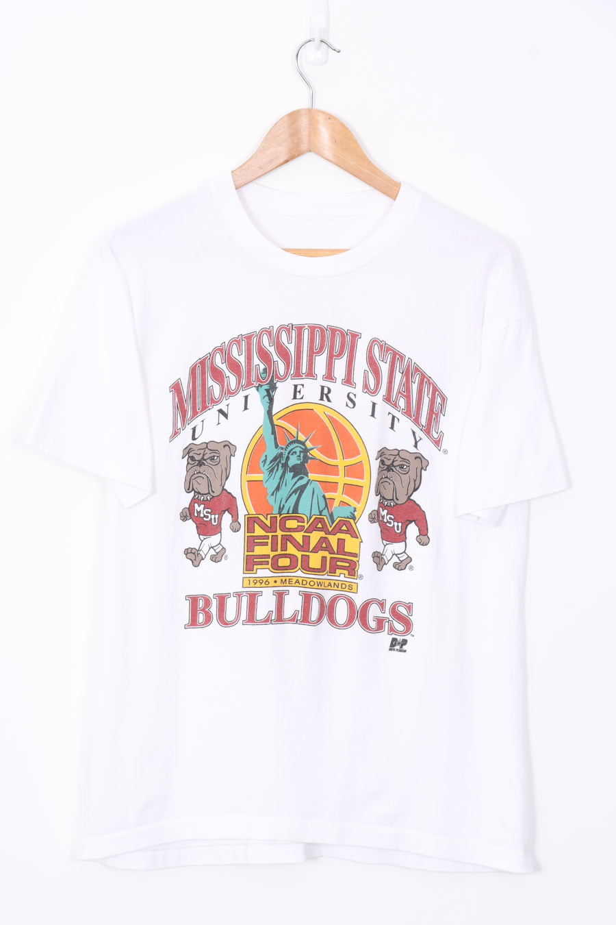 1996 VINTAGE Mississippi State University Bulldogs College Tee (M)