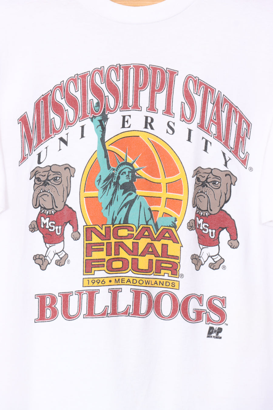 1996 VINTAGE Mississippi State University Bulldogs College Tee (M)