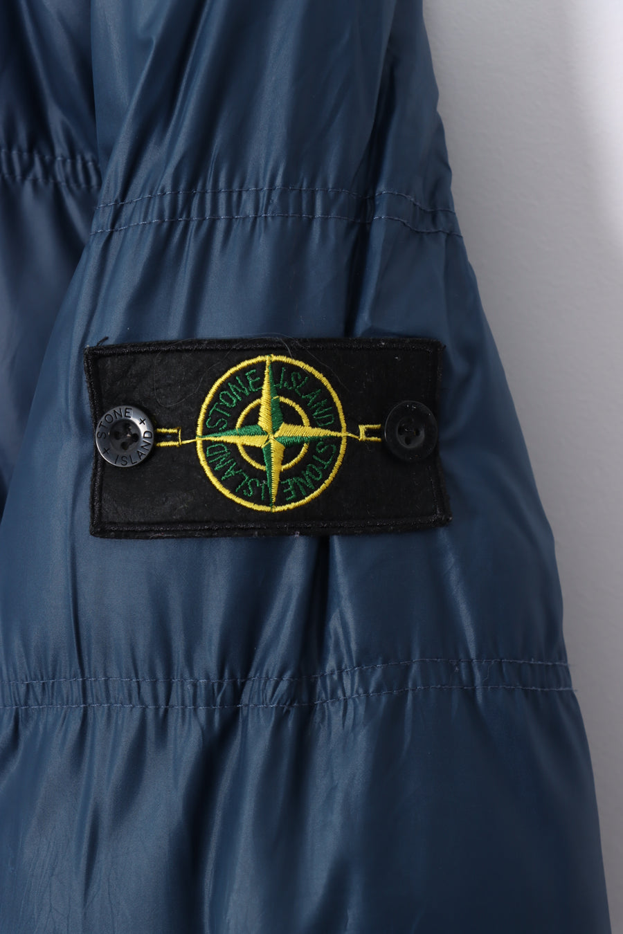 STONE ISLAND Navy Hooded Puffer Jacket (L-XL)