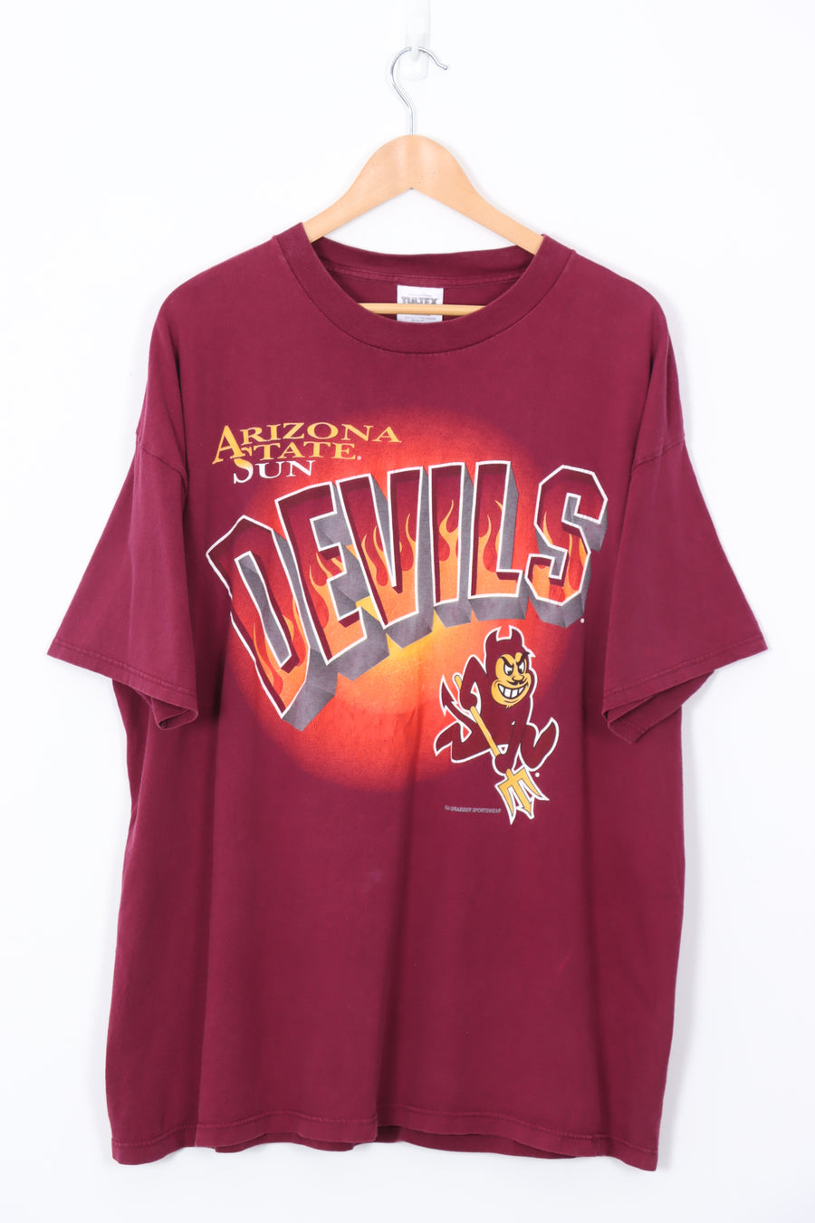 Arizona State Devils Burgundy Flame College Tee (XXL)