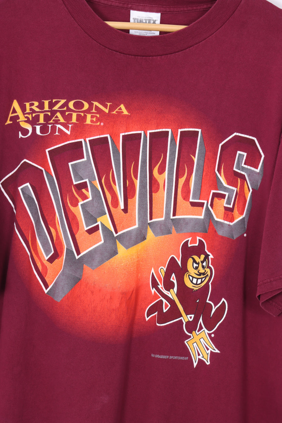 Arizona State Devils Burgundy Flame College Tee (XXL)