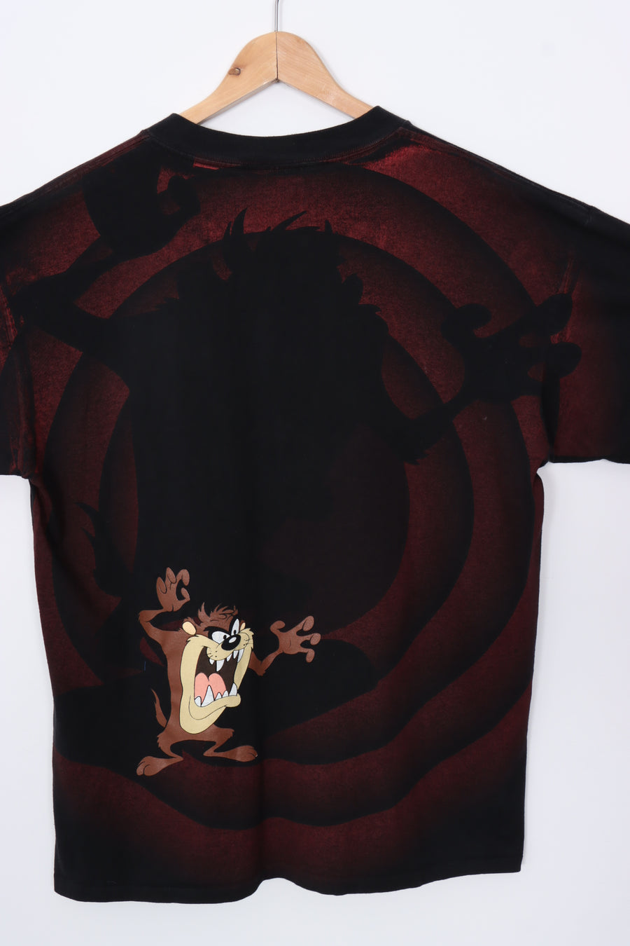 LOONEY TUNES Taz Tasmanian Devil Red All Over Graphic Tee (XL)