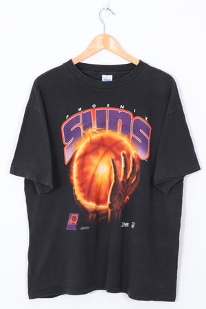 SALEM Vintage 1992 Phoenix Suns Flame NBA Basketball Tee (L-XL)