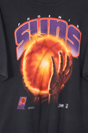 SALEM Vintage 1992 Phoenix Suns Flame NBA Basketball Tee (L-XL)