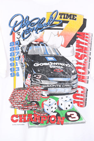 1995 Vintage NASCAR Dale Earnhardt Casino Winston Cup Tee (M-L)